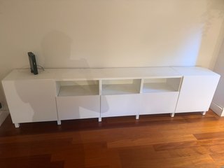 Mueble TV IKEA BESTÅ Blanco