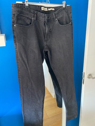Pantalones vaqueros negros talla 44