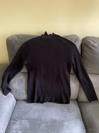 Jersey H&M cuello vuelto negro