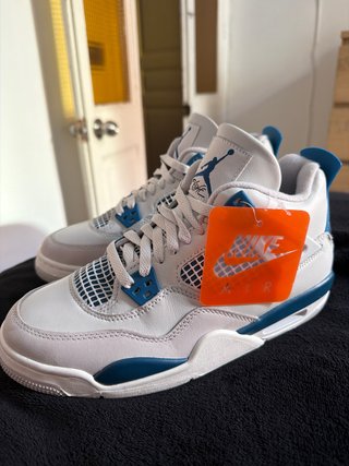 Nike Air Jordan 4 Retro Azul Blanco