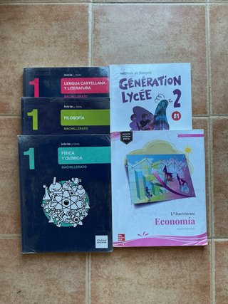 Libros 1° bachillerato
