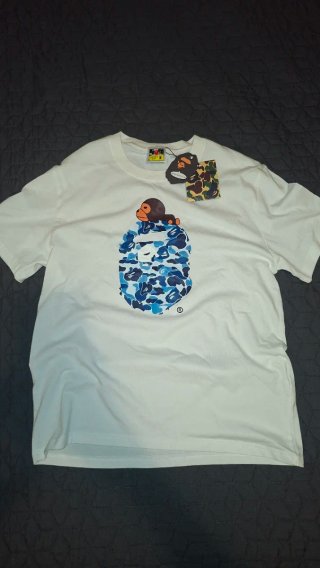 Camiseta Bape Blanca Talla M
