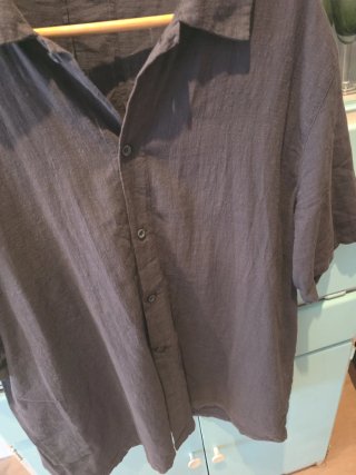 Camisa Zara Hombre Gris 100% Algodón