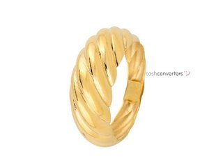 anillo oro 18k con circonita