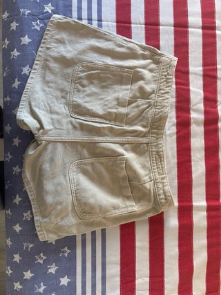 Falda pantalón Zara beige