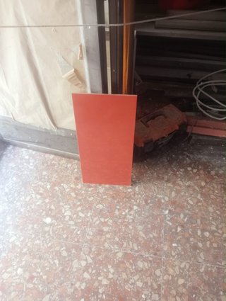 Azulejo Rectangular Rojo
