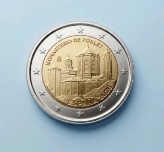 MONEDA CONMEMORATIVA 2€ ESPAÑA 2026. POBLET