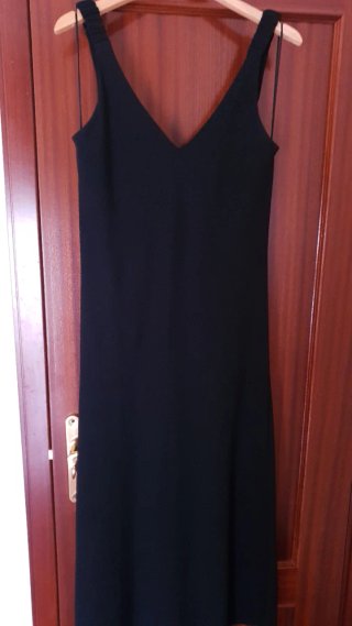 Vestido largo negro