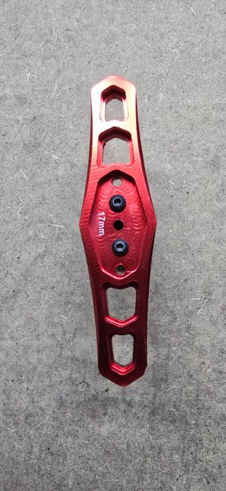 Llave RC 1/8 17mm Para Coche RC Roja