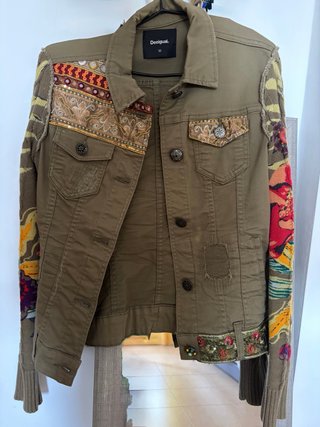 Cazadora Desigual Verde Talla S
