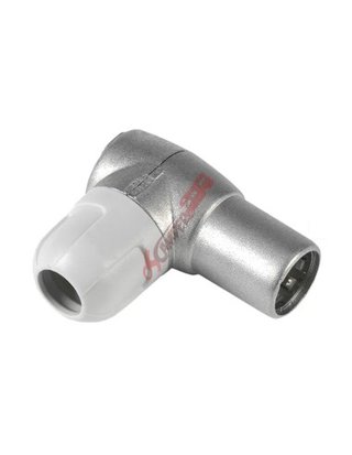 Conector Antena TV Macho Acodado Blindado CEI