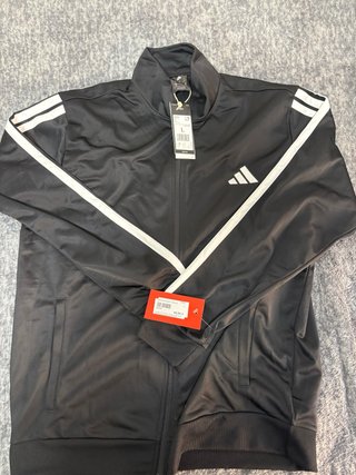 Chaqueta Adidas Talla L Negra y Blanca