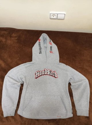 Sudadera Hoodrich Gris Talla XL de niño