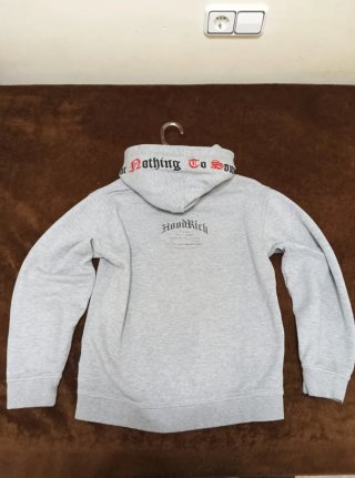 Sudadera Hoodrich Gris Talla XL de niño