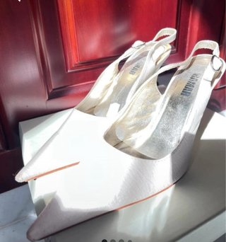 Zapatos de tacón blanco Inimar Talla 37