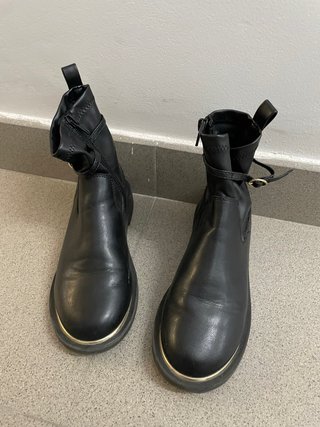 Botines Zara Niña Negros -Talla 34
