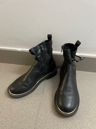 Botines Zara Niña Negros -Talla 34