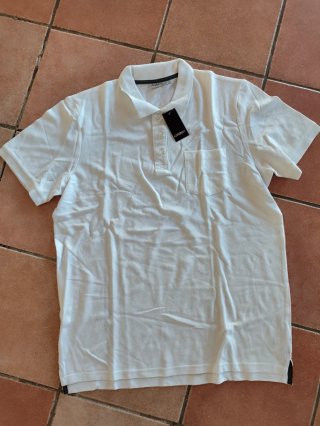 Polo Blanco Livergy Talla XL