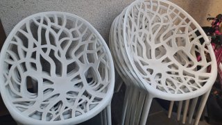 Set de 8 Sillas de Exterior de Diseño