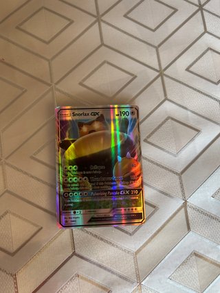 Carta Pokémon Snorlax GX