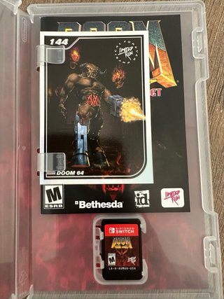 DOOM 64 LIMITED RUN GAMES + CARTA NINTENDO SWITCH