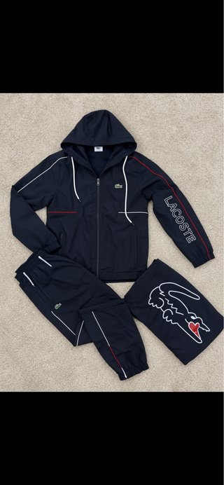 Conjunto deportivo Lacoste azul