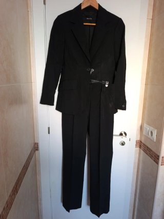 Traje de Mujer Massimo Dutti Negro