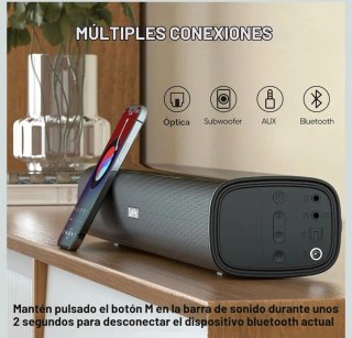 Barra de Sonido Saiyin Bluetooth TV PC