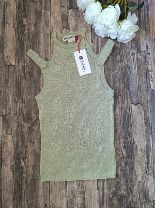 Top punto canalé ♡ Zara Srpls * talla M