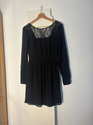Vestido Corto Negro Zara Trafaluc
