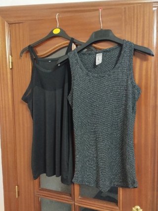 Lote 2 Camisetas de Tirantes Talla L