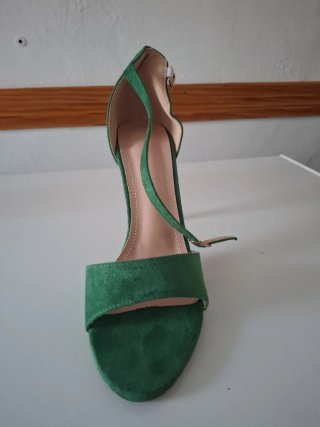 Zapatos de Tacón Verdes Talla 39