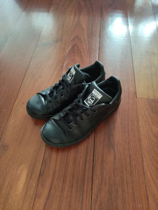 Zapatillas Adidas Stan Smith Negras Talla 36.5