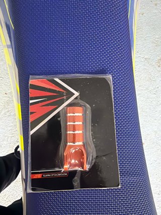 Puntera cambio enduro naranja