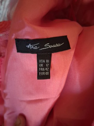 Vestido Coral Ana Sousa Talla 40