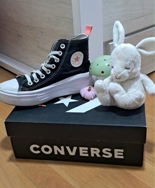 Bota converse negra y rosa mujer plataforma Lift