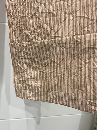 Pantalón Zara rayas efecto arrugado