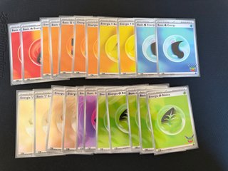 Lote Cartas Energía Pokémon 30 Aniversario