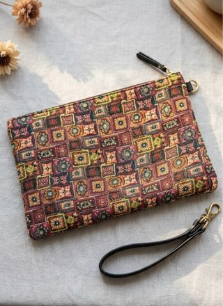 Bolso de mano estampado