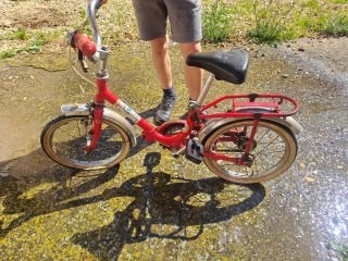 Bicicleta Infantil Vintage BH roja