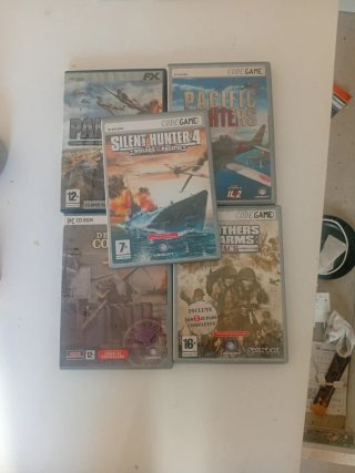 Lote 5 Juegos PC: Pacific Fighters, Silent Hunter