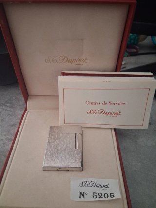 Mechero S.T. Dupont Silver plated