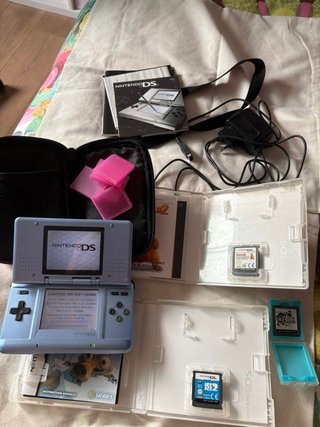 Nintendo DS Azul con accesorios