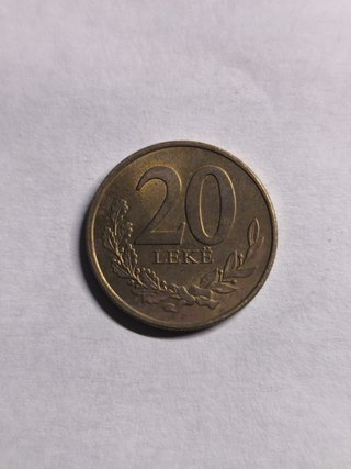 Moneda Albania 20 Leke 2020