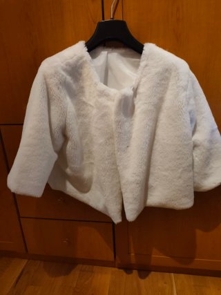 Bolero de novia blanco