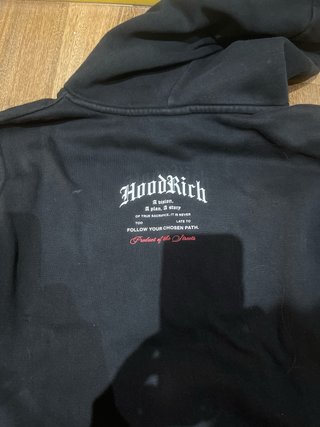 Sudadera niño Hoodrich Negra