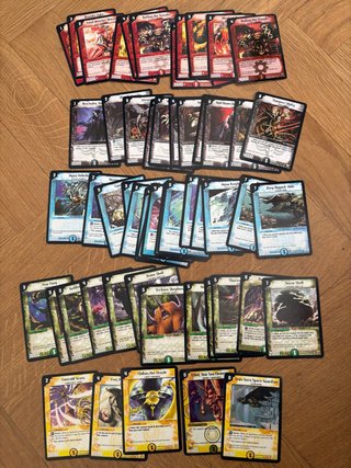 Lote 55 cartas Duel Masters