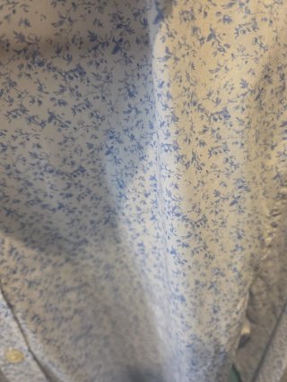 Camisa Cafe coton hombre Estampada Talla M
