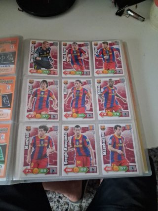 Colección Adrenalyn 2010-11 Panini Incompleta