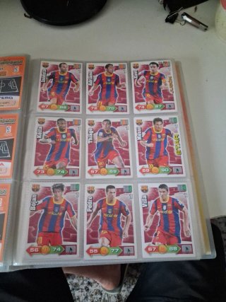 Colección Adrenalyn 2010-11 Panini Incompleta